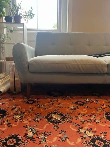 Photo of free Comfortable Grey Two-Seater Sofa – Good Condition (Deptford SE14) #3