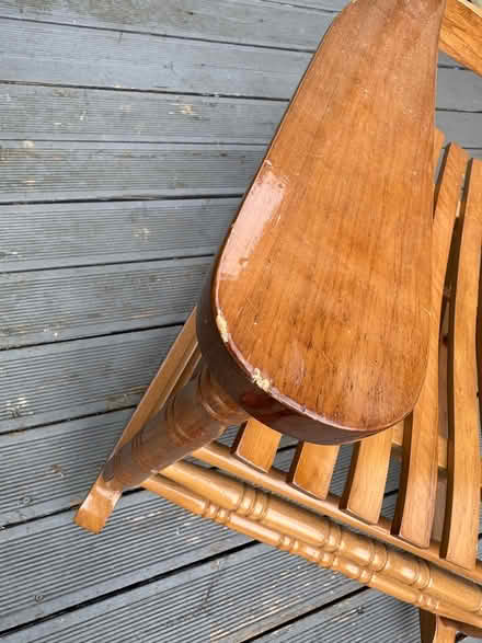Photo of free Wooden rocking chair (DA12) #4