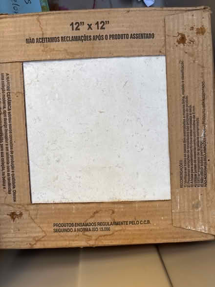 Photo of free 12x12” ceramic tiles (North Arlington, NJ) #1