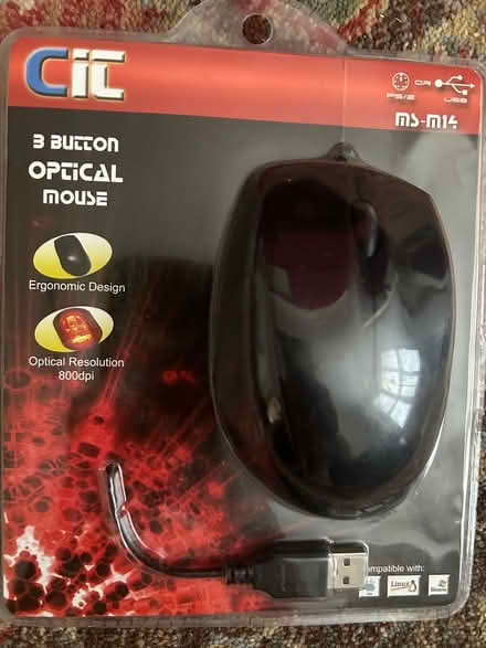 Photo of free 3 button optical mouse (IP4) #1