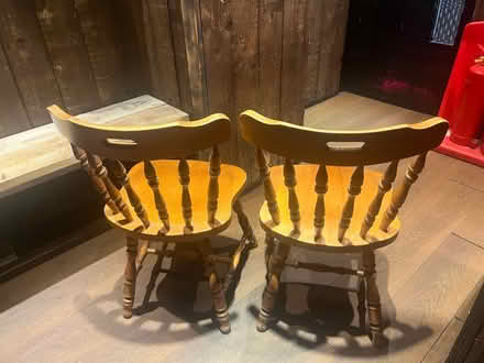 Photo of free 2 Wooden Chairs (Ec3a 7db) #3