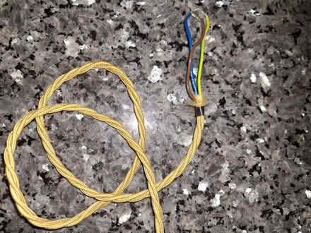 Photo of Braided 2-core and earth lighting flex (Shinfield RG2) #1