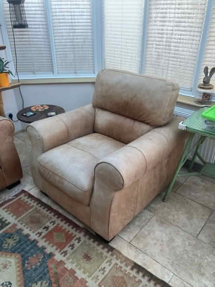 Photo of free Leather 3 piece suite (BN43) #2