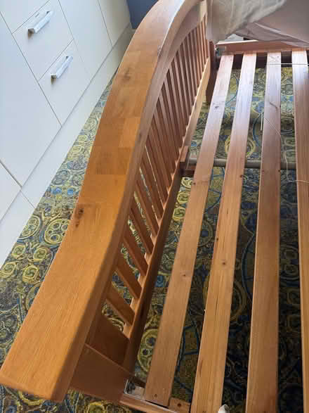 Photo of free Superking solid wooden bed frame (Rathfarnham) #1