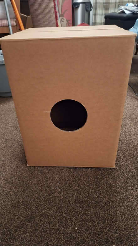 Photo of free Cardboard Cajon drum (Hazel Grove SK7) #2
