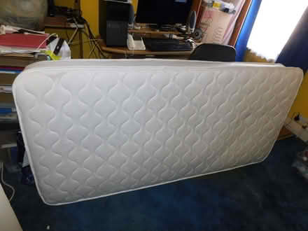 Photo of free Metal Single Bed Frame & Mattress. (Grays RM17) #2
