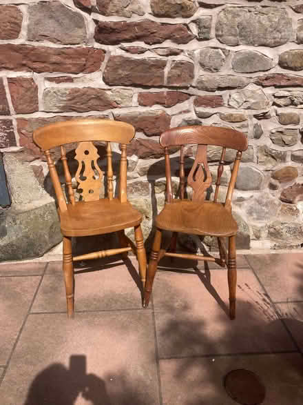 Photo of free Pine chairs (Skirwith CA10) #1