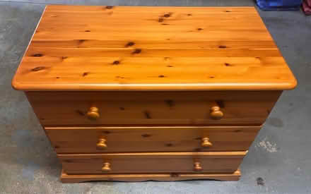 Photo of free Pine chest of drawers (Old St Mellons, Cardiff CF3) #2
