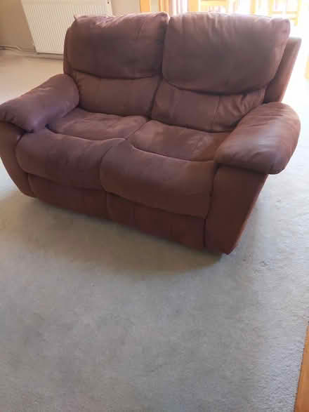 Photo of free Brown two- and three-seater sofas (Martock TA12) #1