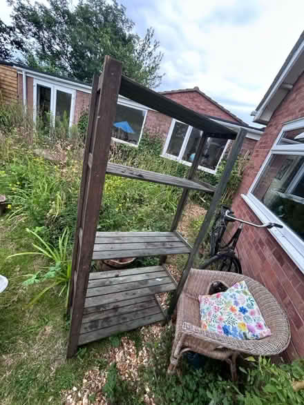Photo of free Tall wooden shelving (Gaurlford WR14) #3