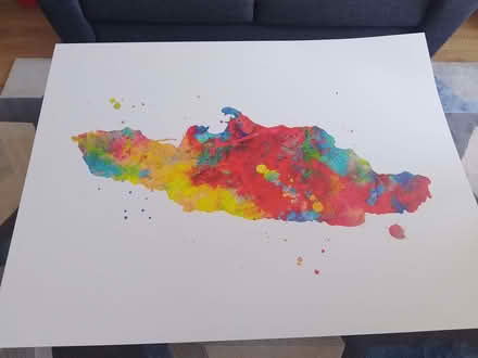 Photo of free Colourful graphic wall art map of Jamaica (Sewardstonebury E4) #1
