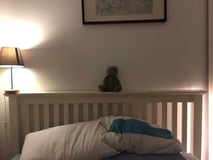 Photo of free Solid wood white bed frame (Bounds Green N11) #3