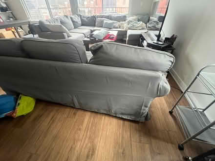 Photo of free Couch + Table + Chairs (Lincoln Park) #2