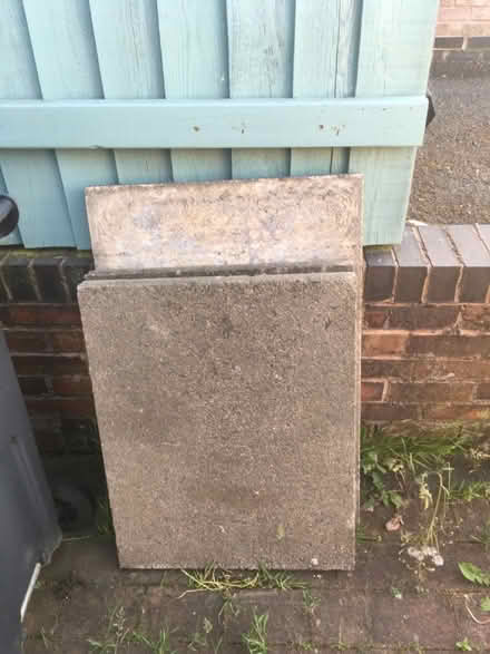 Photo of free Concrete slabs x3 (Ibstock LE67) #1