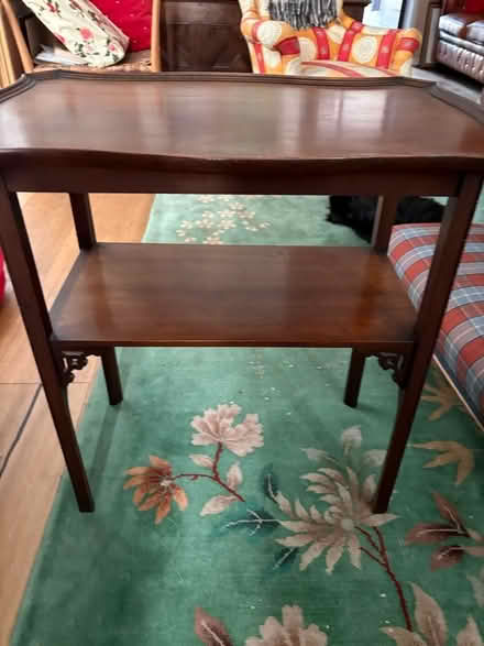 Photo of free Small elegant mahogany sitting room table (Chiswick W4) #1