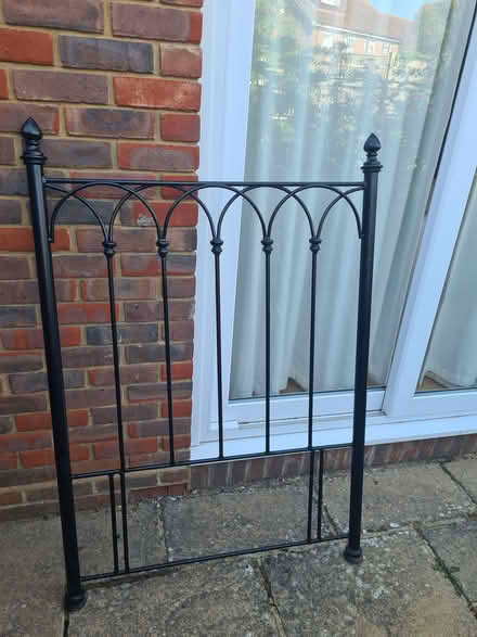 Photo of free Wrought iron headboard (Marden TN12) #1