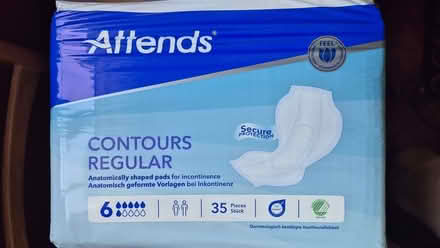 Photo of free Incontinence pads (Attends) (Tower Gardens Estate N17) #1