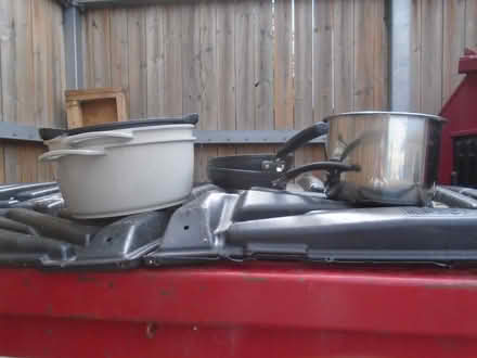 Photo of free Pots & pans (1548 Woodward Drive) #1