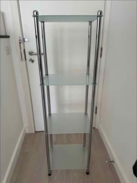 Photo of free Frosted glass shelving display unit (Exeter) #1
