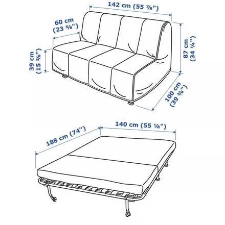 Photo of free Sofa bed - Double (frame only) (Sk12 2AE) #4