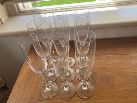 Photo of free 9 Champagne flutes 10” tall (SG5 Fairfield) #2