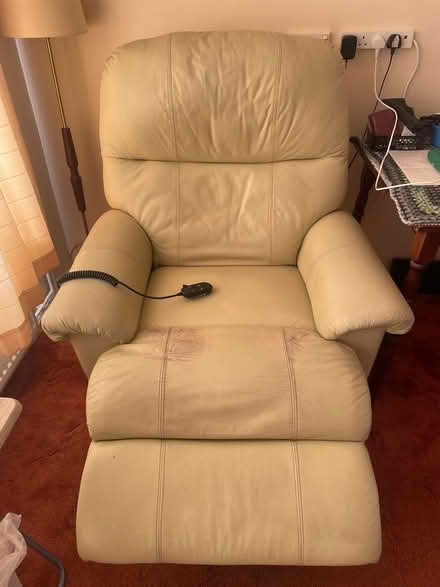 Photo of free Leather recliner riser chair (Combs Ford IP14) #3