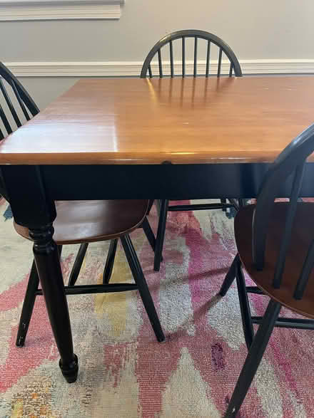 Photo of free Table and four chairs (Brookland/Fort Totten) #4