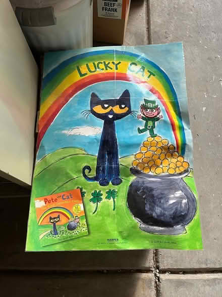 Photo of free Pete the Cat poster (Laurel District Oakland) #1