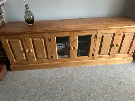 Photo of free Long TV unit pine (Woodcote RG8) #1