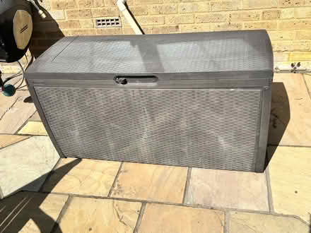 Photo of free Outdoor plastic storage chest (St Nicholas SG1) #1