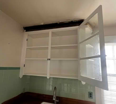 Photo of free Antique Kitchen Glass Door Cabinet (Brookland, DC) #3