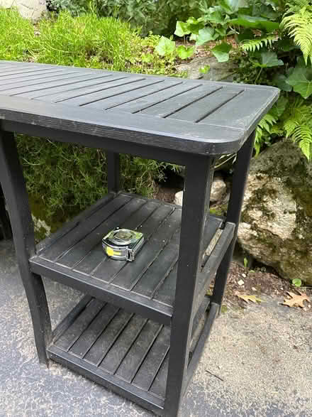 Photo of free Outdoor console table (between Dascomb and Clark Road) #1