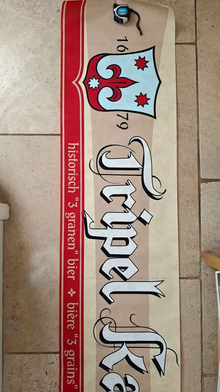 Photo of free Triple Karmeliet beer banner (Corston BA2) #1