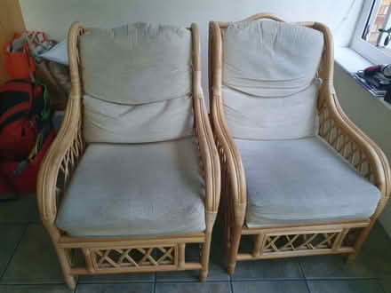 Photo of free Two bamboo frame chairs (Nascot Wood WD24) #2