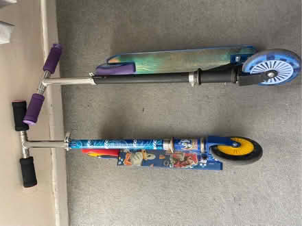 Photo of free 2 boys scooters sonic one light up one (Fishwick PR1) #1