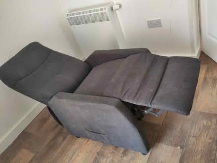 Photo of free Armchair, extendable leg, comfy (East Acton) #1