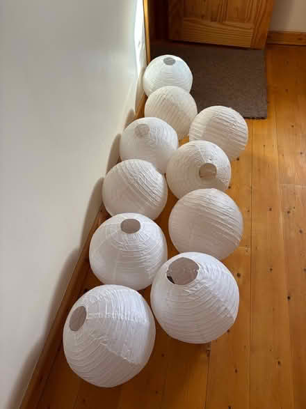 Photo of free Paper and wire lampshades (Brough CA17) #1