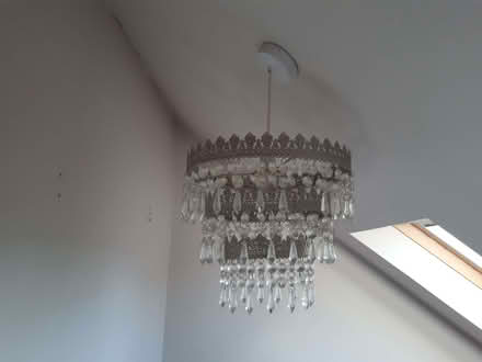 Photo of free IKEA Rimfrost chandelier-style lamp shade. (Craigleith EH4) #1