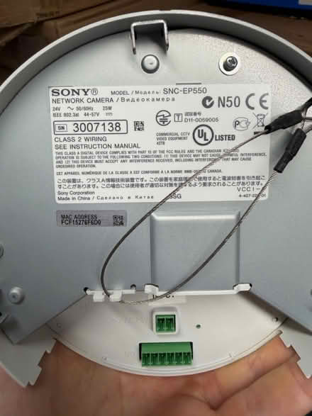 Photo of free Sony Ipela snc-ep550 (Beckley OX3) #2