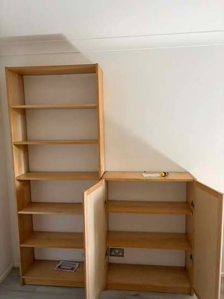 Photo of free Tall bookcase and cabinet (Southcote RG30) #1