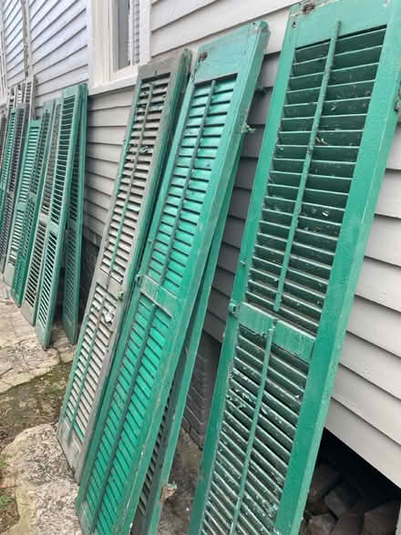 Photo of free Vintage wood shutters (Uptown new orleans) #2
