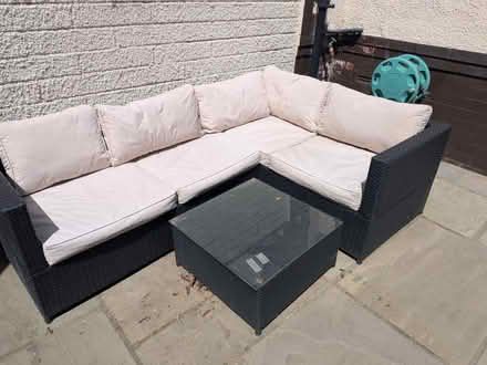 Photo of free Rattan sofa (L199DG) #2