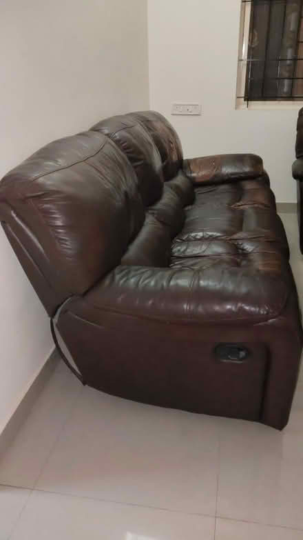 Photo of free Recliner leather sofa (Bangalore) #1