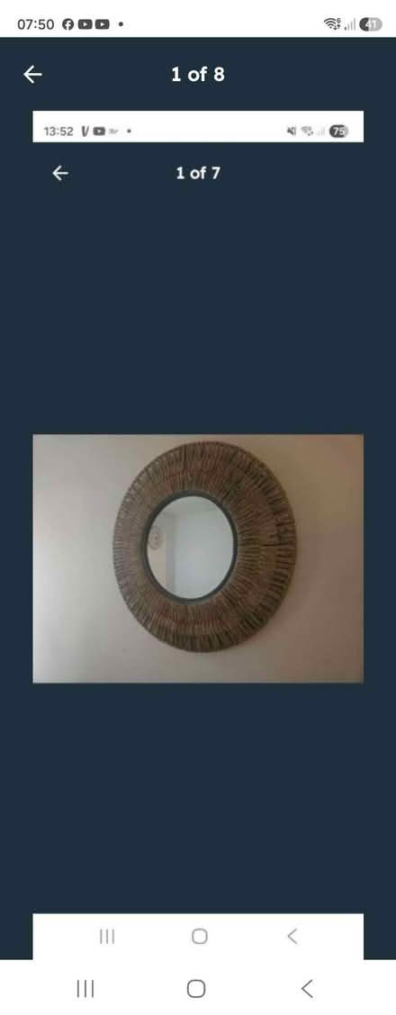 Photo of free Wall mirror decor rattan (Crossways DA2) #1