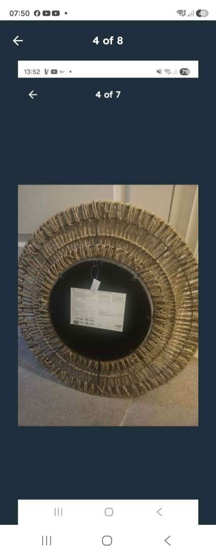 Photo of free Wall mirror decor rattan (Crossways DA2) #2