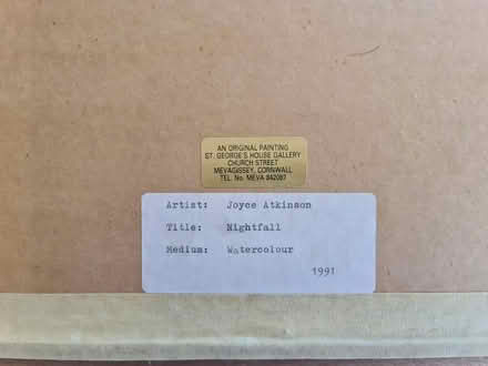 Photo of free 2 original watercolours (Great Sutton CH66) #4