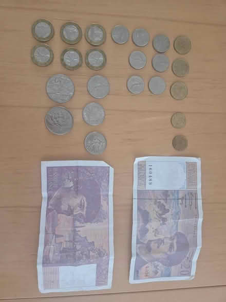 Photo of free Old French Franc's (dorset BH12) #1