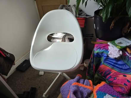 Photo of free Ikea white desk and chair (Blaenavon NP4) #2