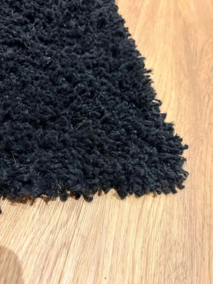 Photo of free Black square rug (Hertford Heath SG13) #2
