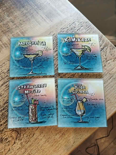 Photo of free Glass coasters (BR3) #1